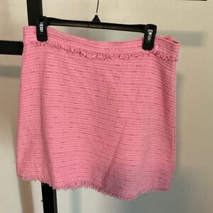 Pink Textured Women's Skirt